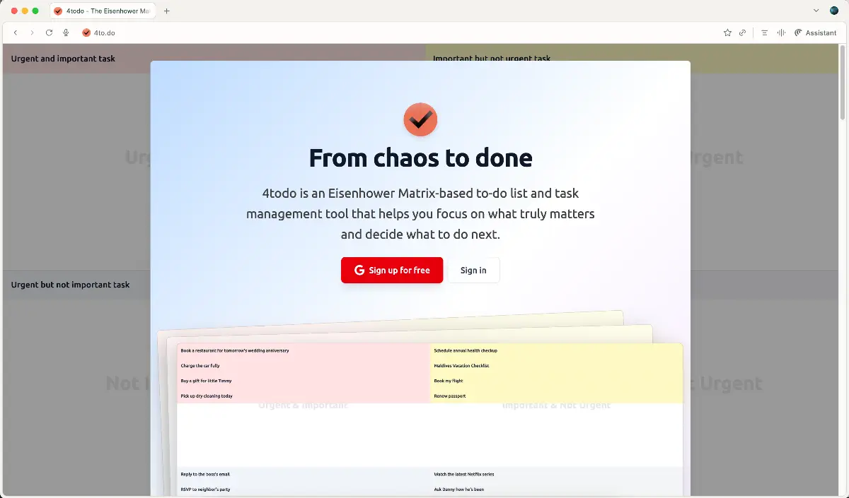 4todo screenshot 2