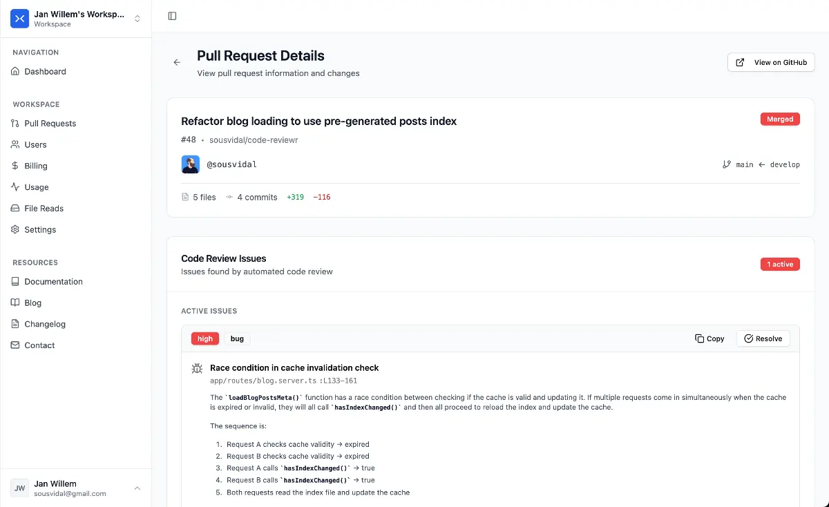 CodeReviewr screenshot 3