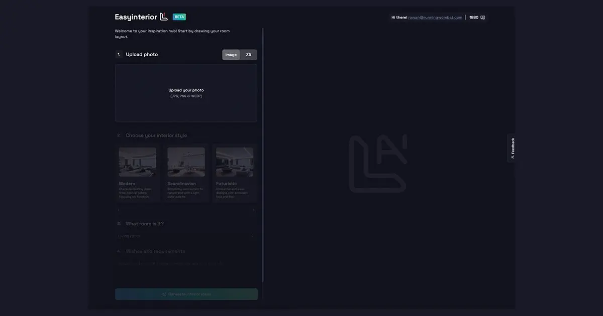EasyInterior aI screenshot 2