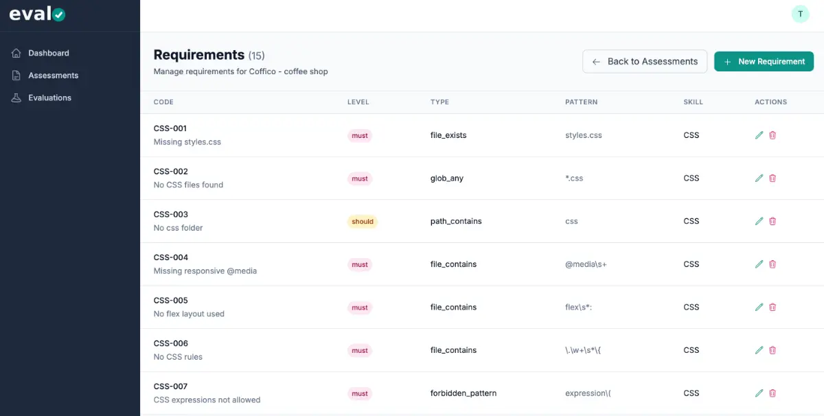 Evalo screenshot 3