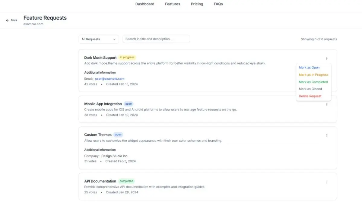 FeaturAsk screenshot 4