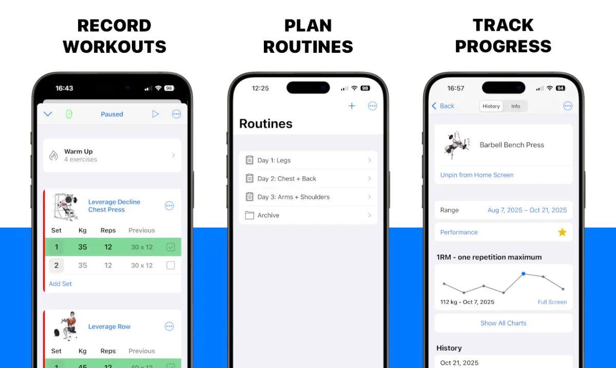 Fitness Logbook screenshot 3