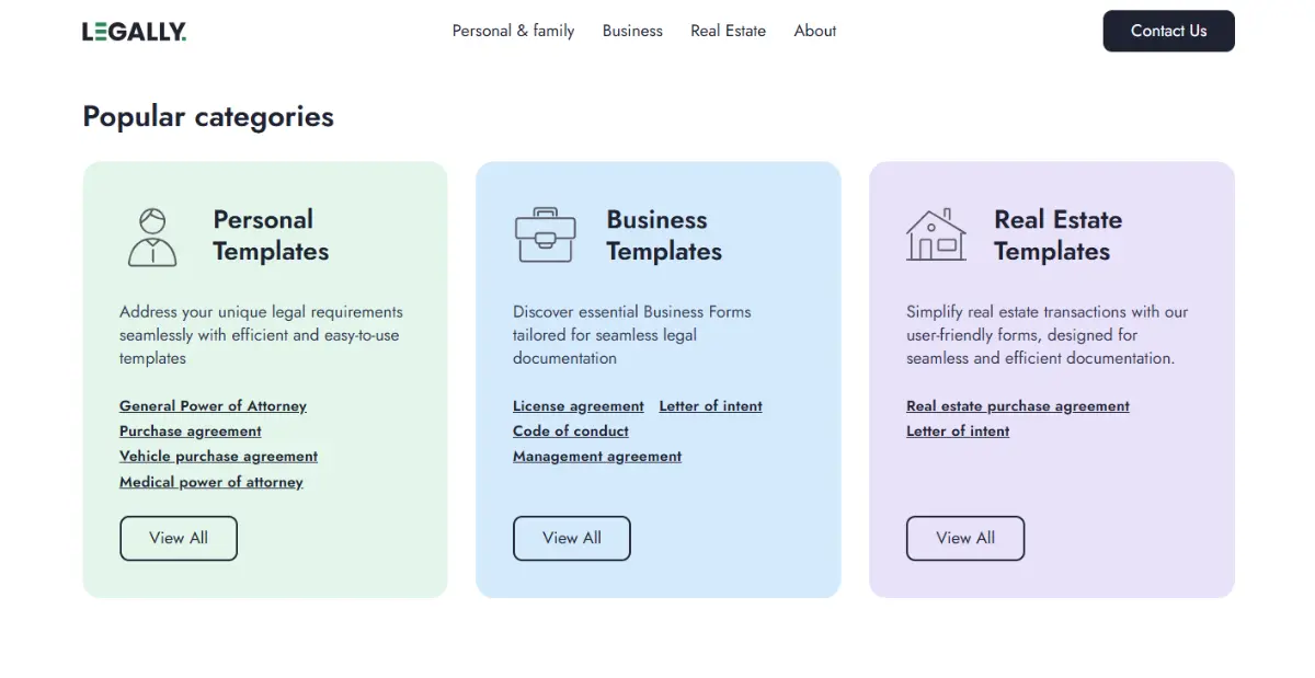 Legally.io screenshot 3