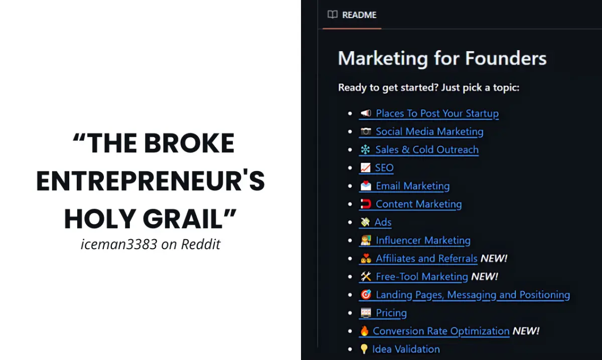 Marketing for Founders screenshot 2