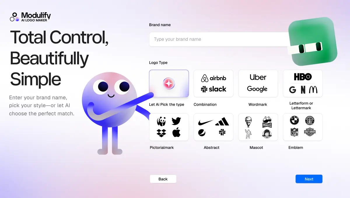 Modulify AI Logomaker screenshot 2