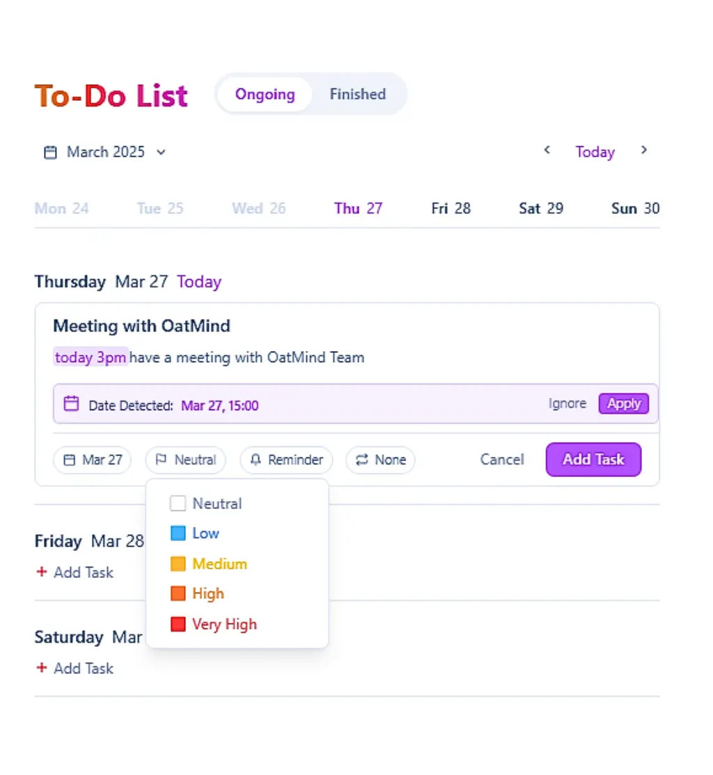 OatMind screenshot 2