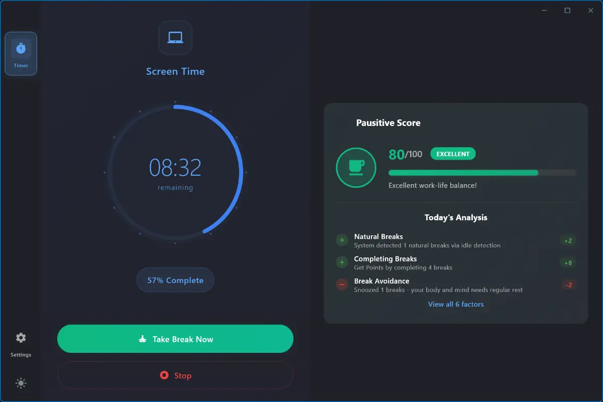 Pausitive screenshot 3
