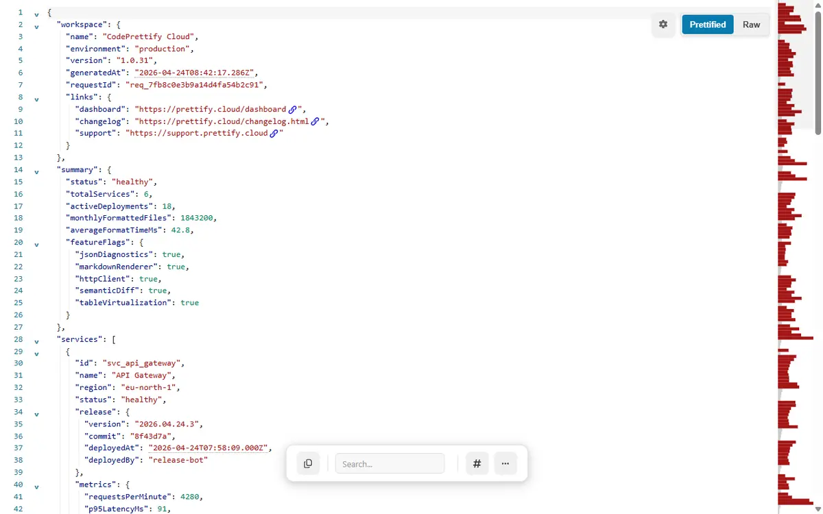 CodePrettify screenshot 3