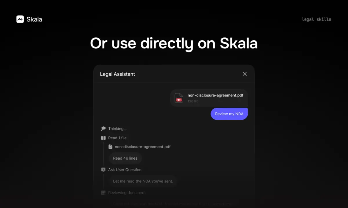 Legal Skills for AI screenshot 3