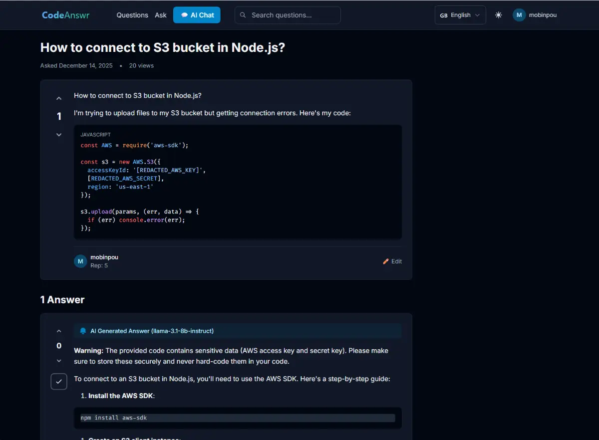 CodeAnswr screenshot 3