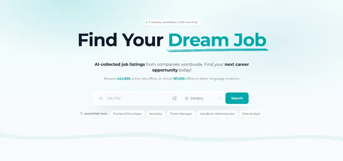 CrawlJobs screenshot 2