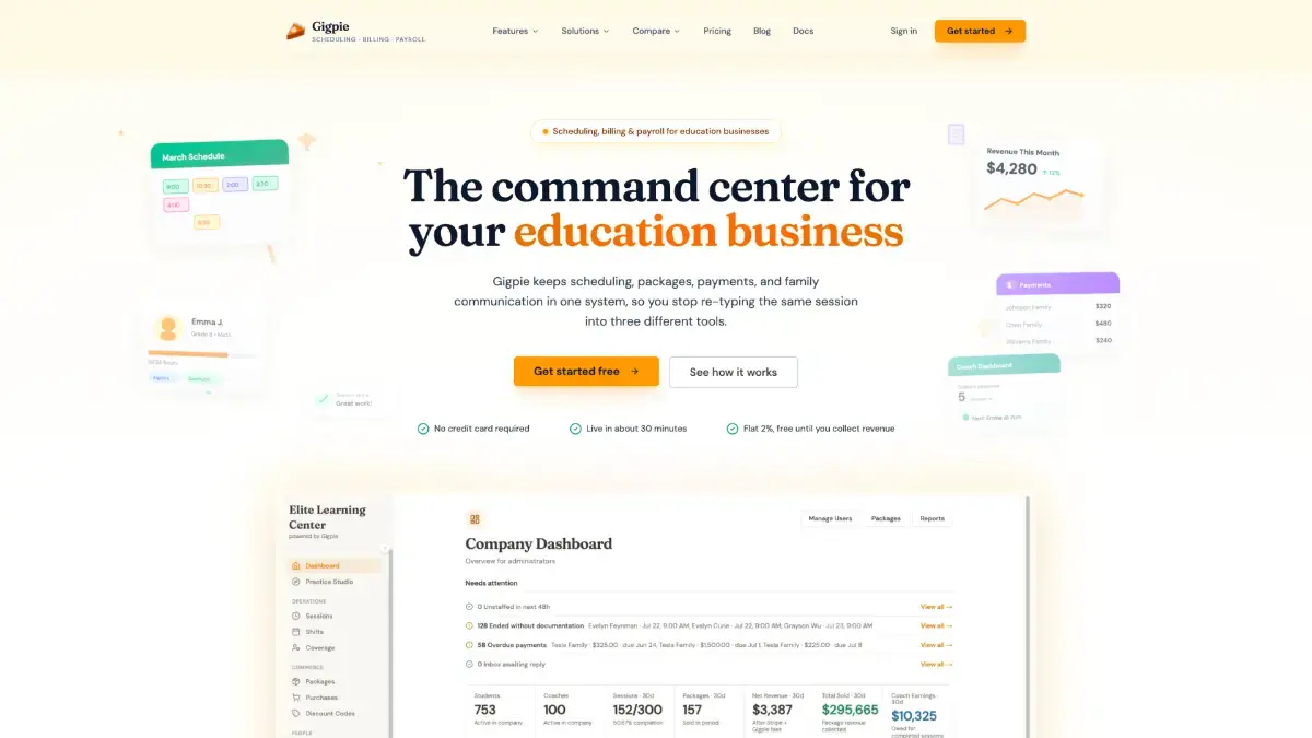 Gigpie screenshot 1