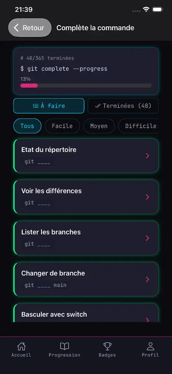 GitQuest screenshot 2