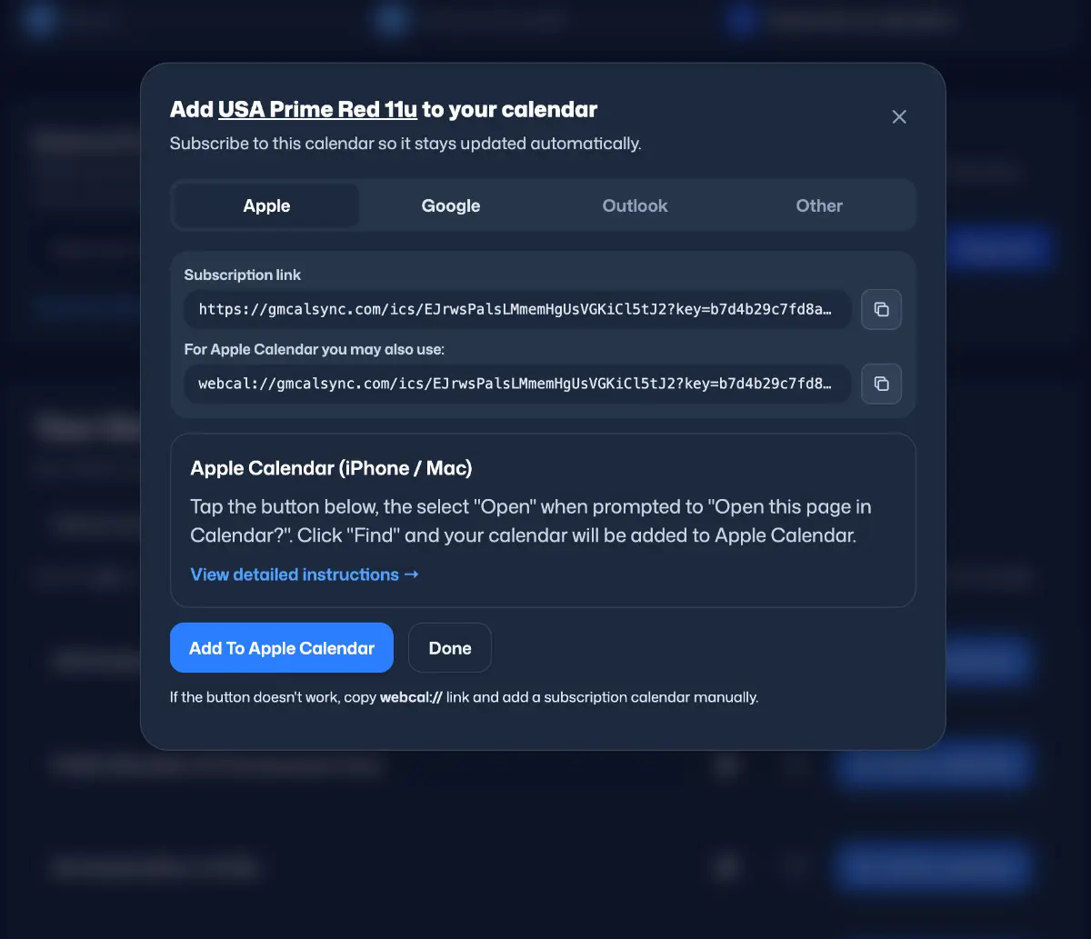 gmCalSync screenshot 2