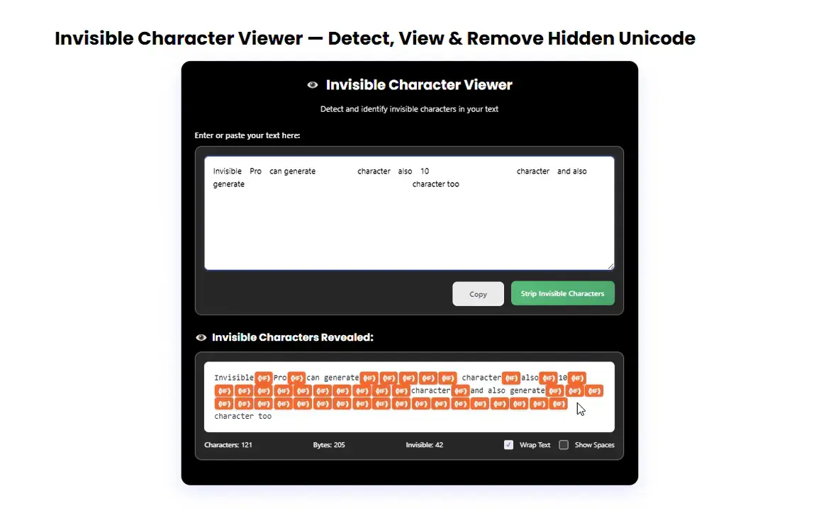 InvisibleTextpro screenshot 2