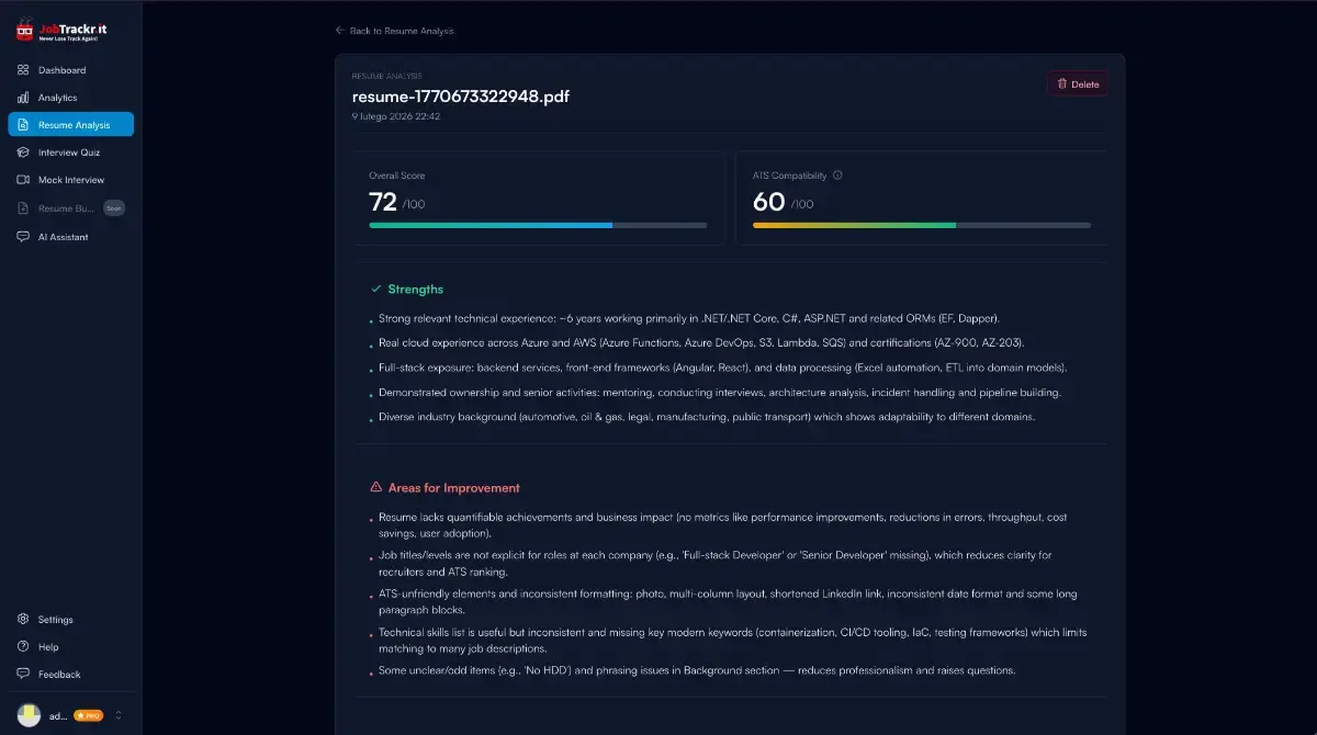 JobTrackr.it screenshot 3