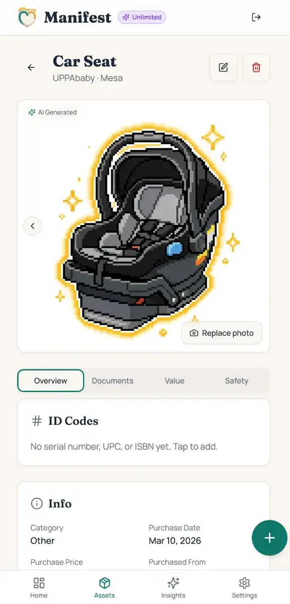 Manifest: Home Inventory App screenshot 2