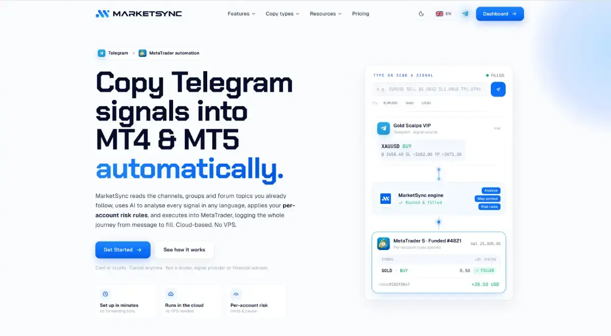 MarketSync screenshot 2