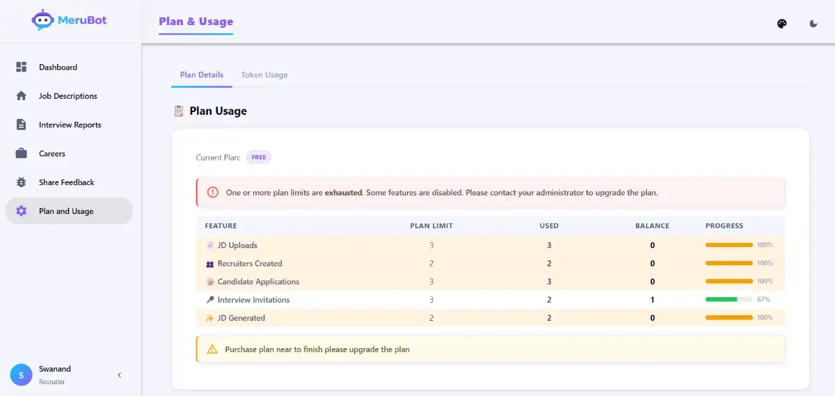 MeruBot screenshot 2