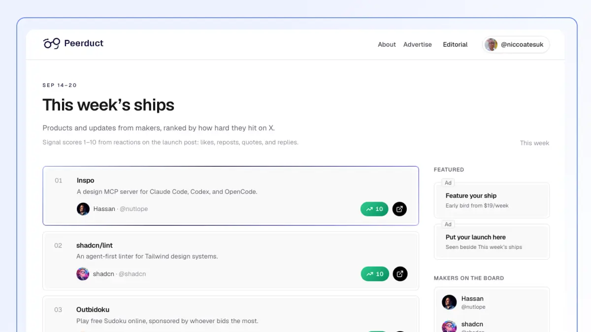 Peerduct screenshot 1