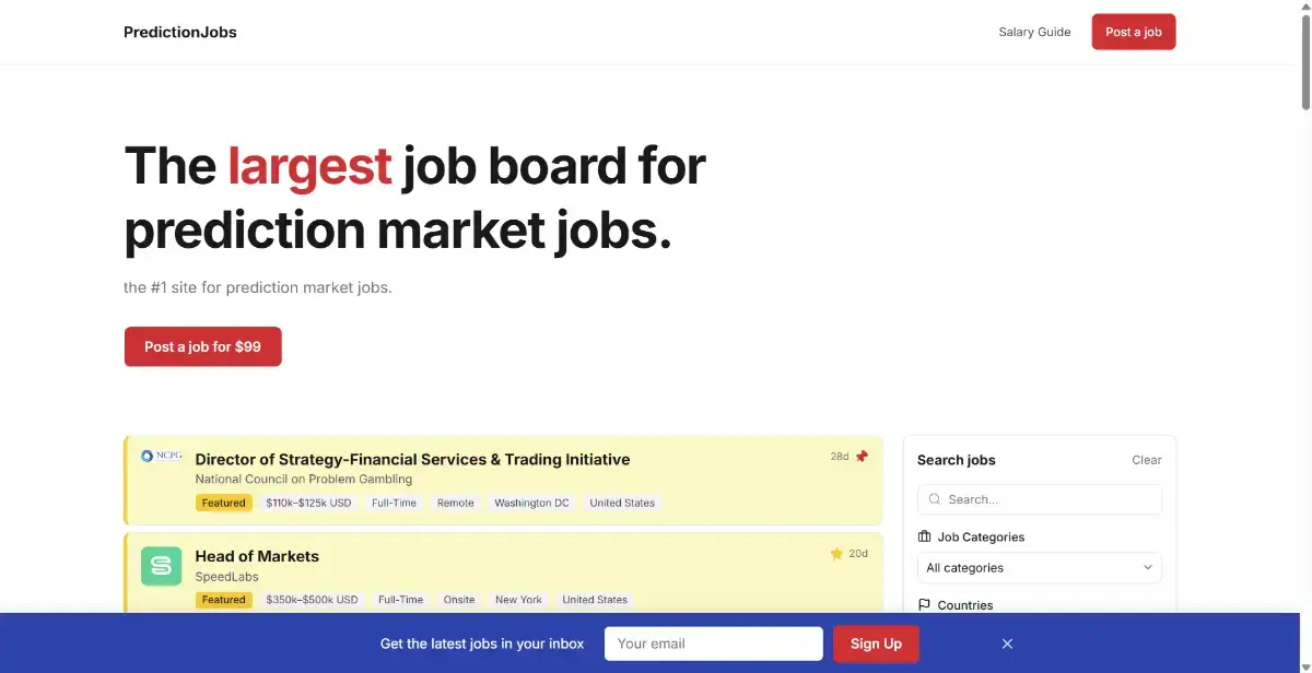 PredictionJobs screenshot 1