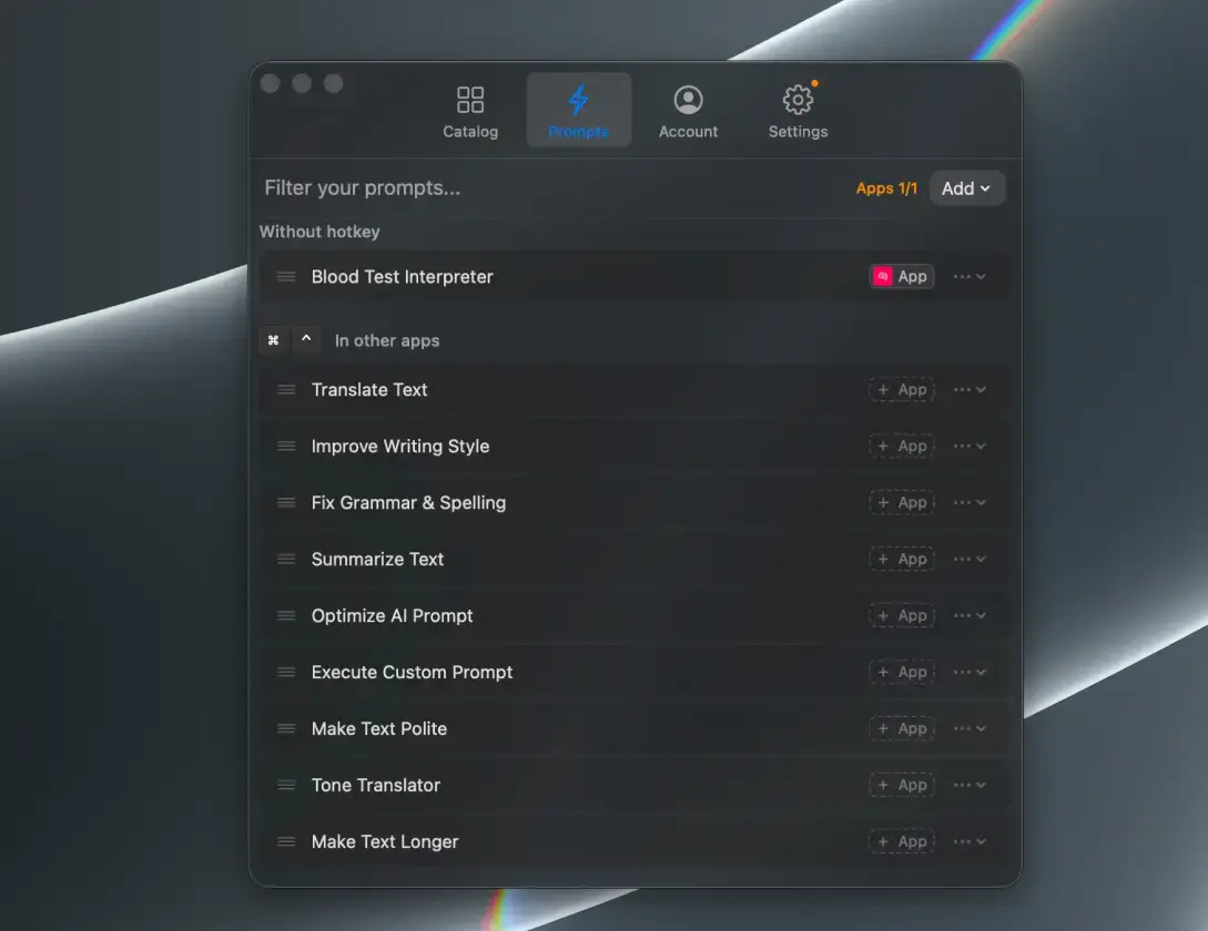 Promptix screenshot 2