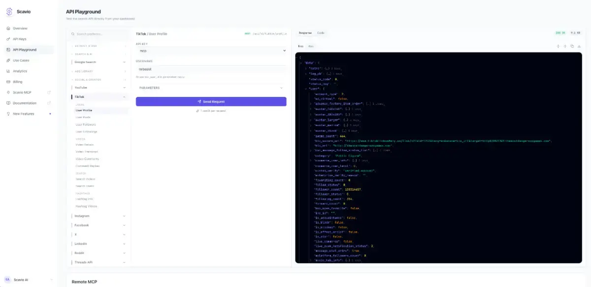 Scavio AI screenshot 3