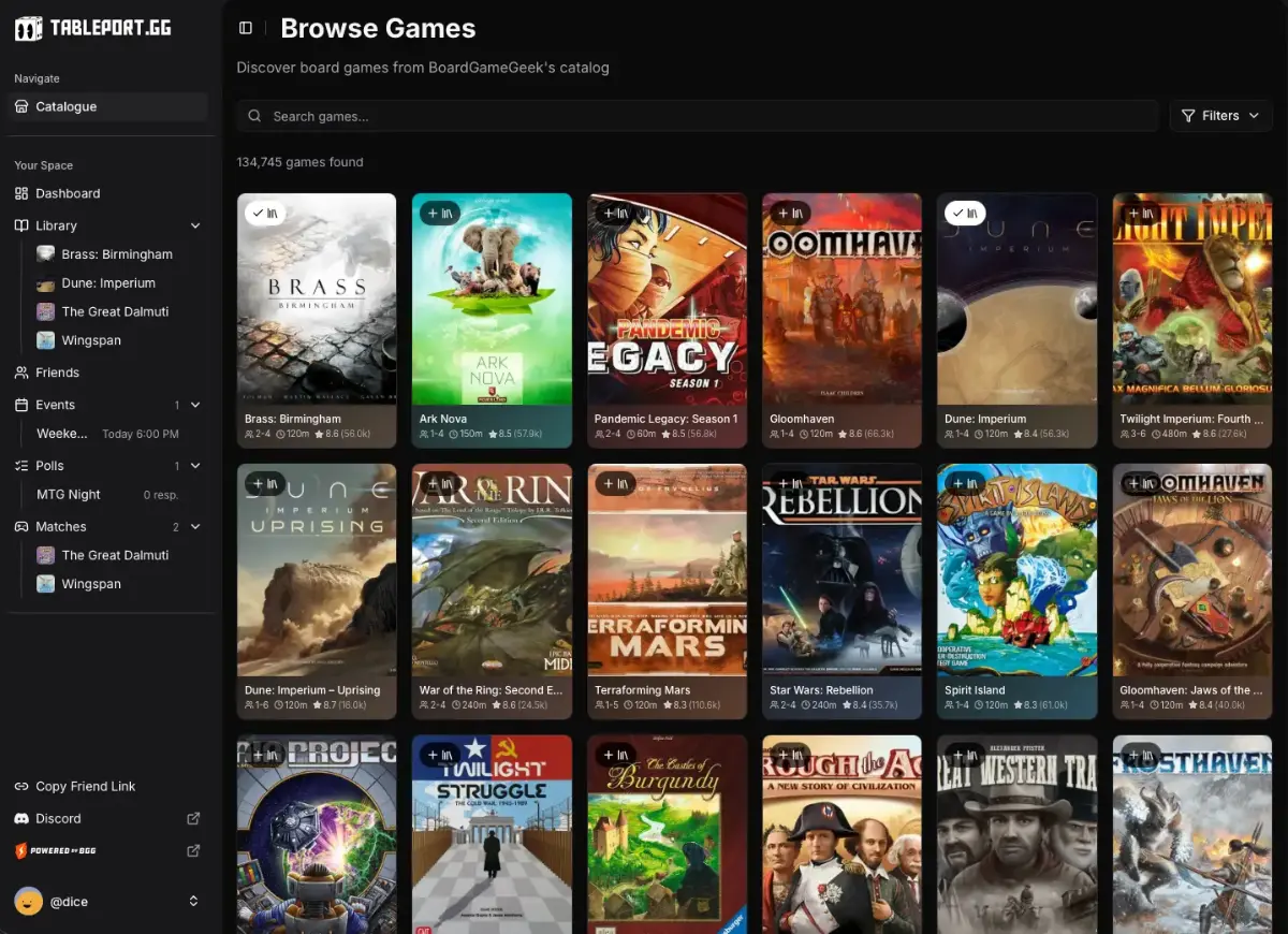 Tableportgg screenshot 1