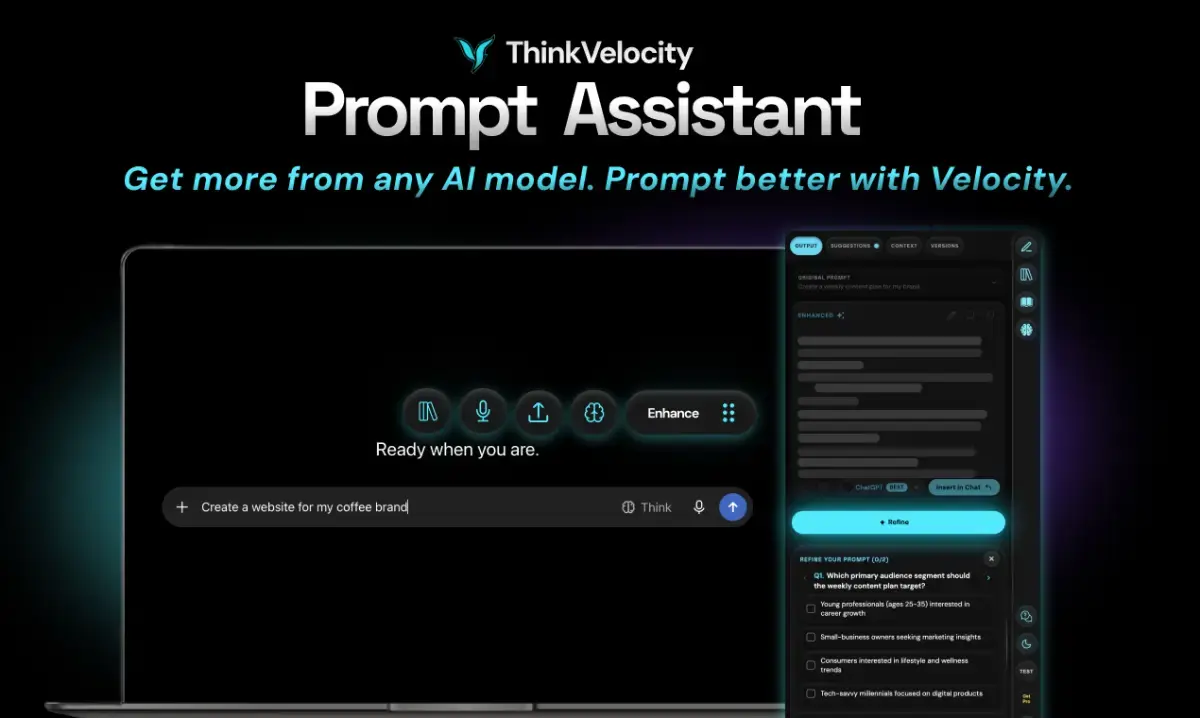 ThinkVelocity AI screenshot 2