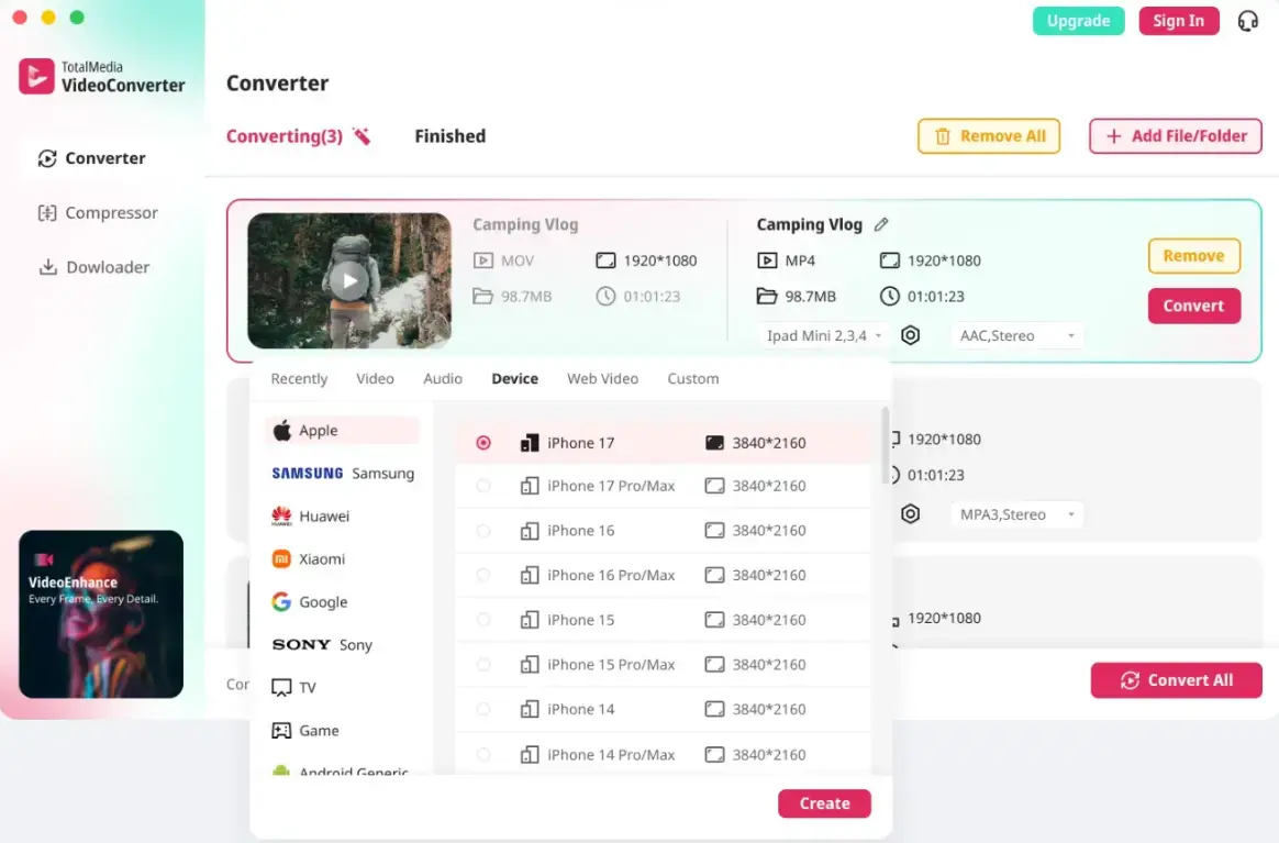 TotalMedia Video Converter screenshot 2