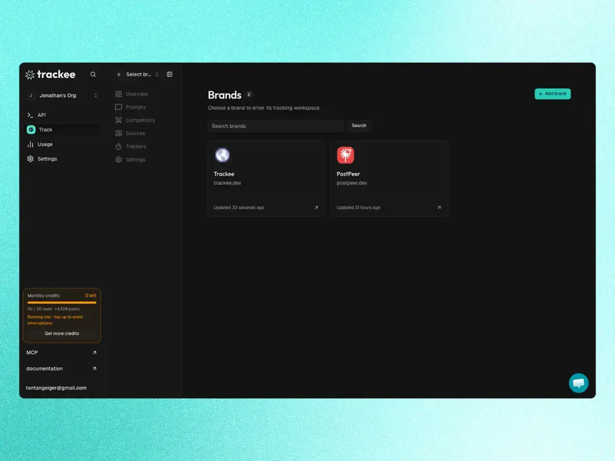 Trackee screenshot 3