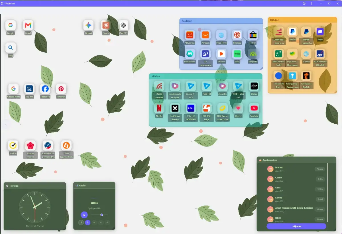WebBoard screenshot 2