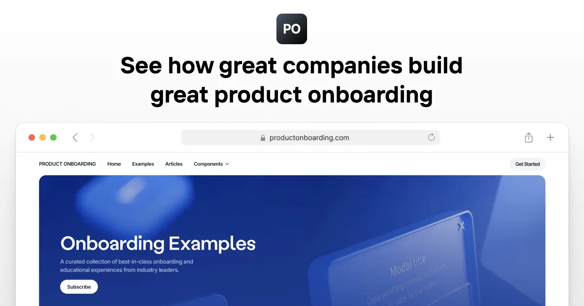 Product Onboarding screenshot 1
