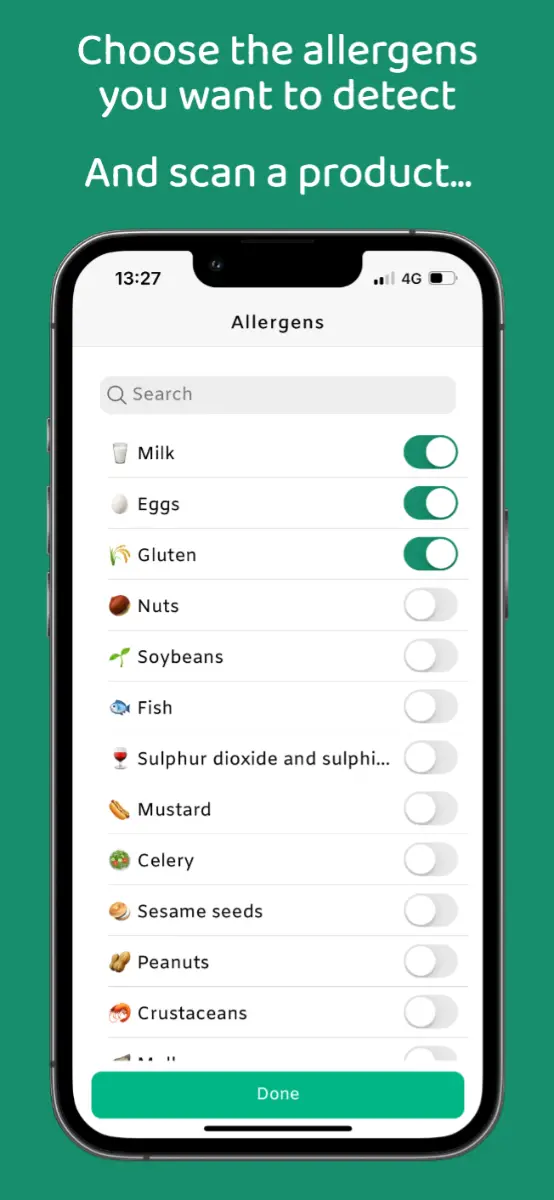 Bokha: Food Allergy Scanner screenshot 1