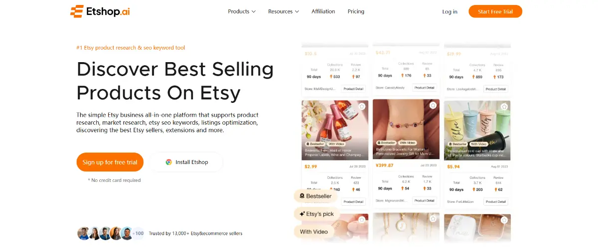 Etshop screenshot 1