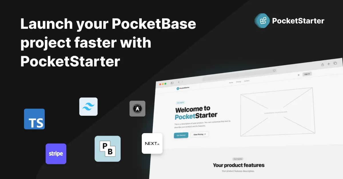 PocketStarter SaaS Template screenshot 1