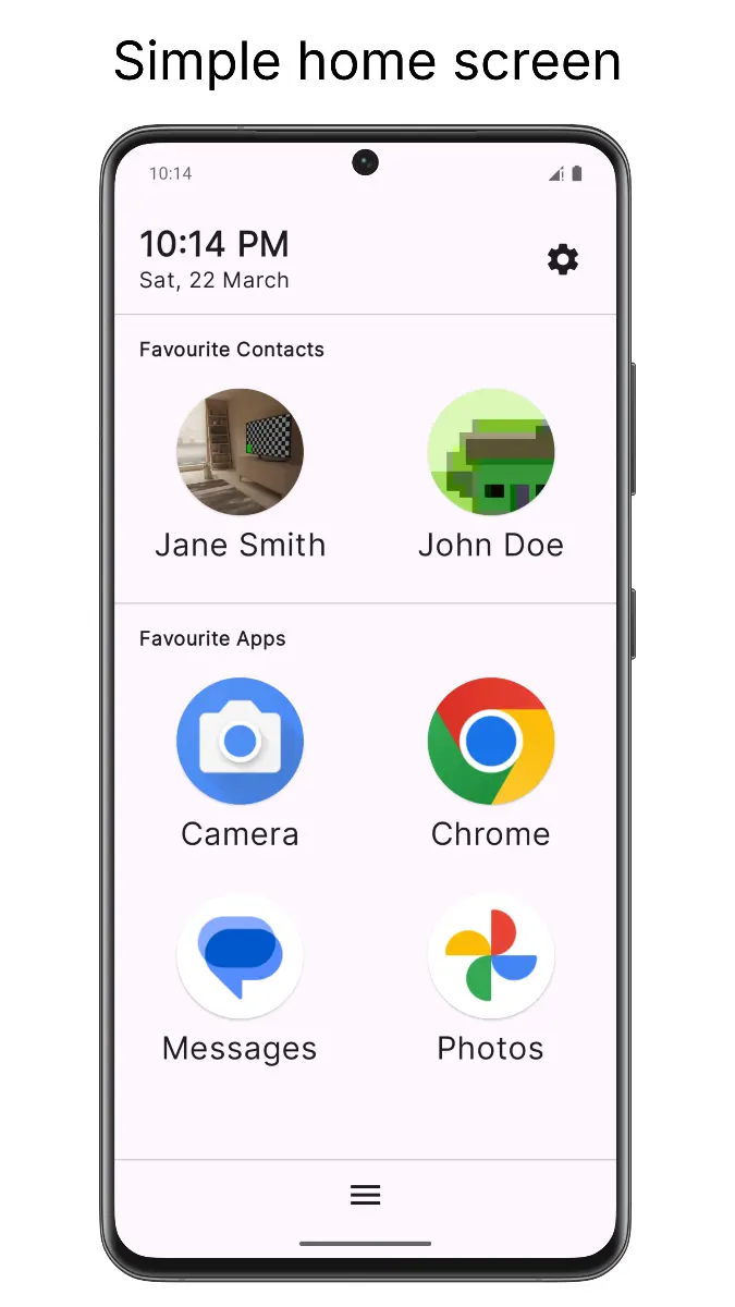 Senior Launcher - Simple Phone screenshot 1