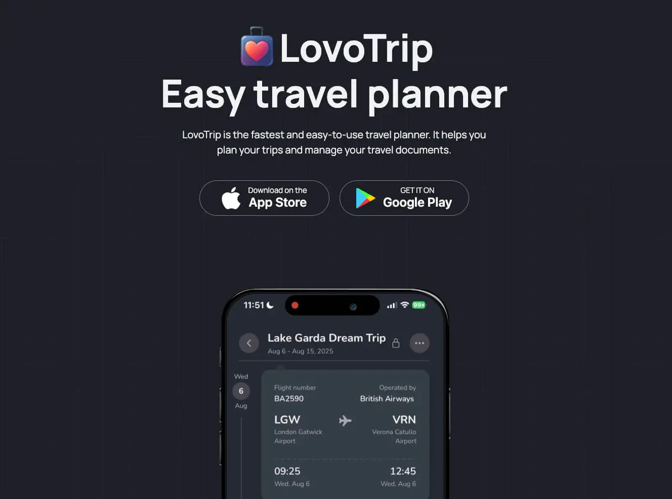 Lovotrip screenshot 1