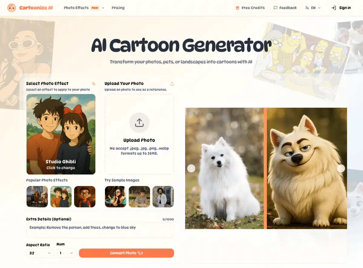 Cartoonize AI screenshot 1