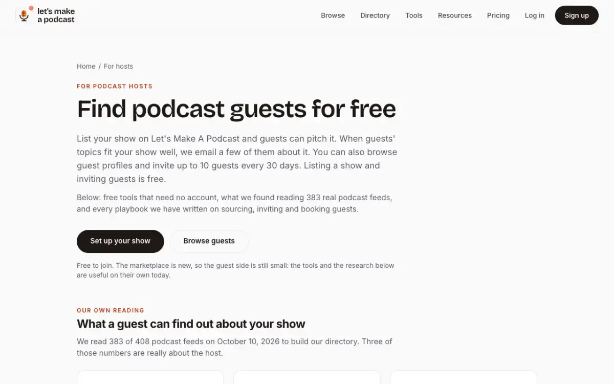 Let's Make A Podcast screenshot 1