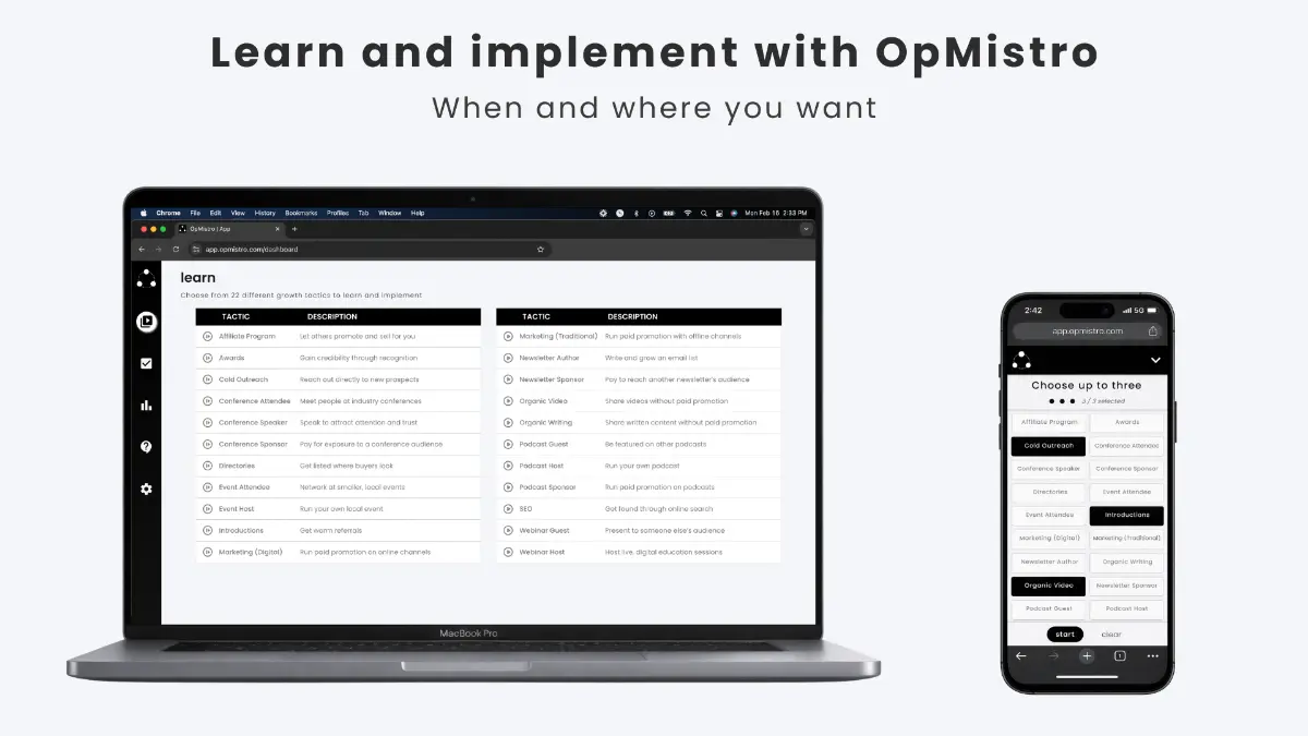 OpMistro screenshot 1