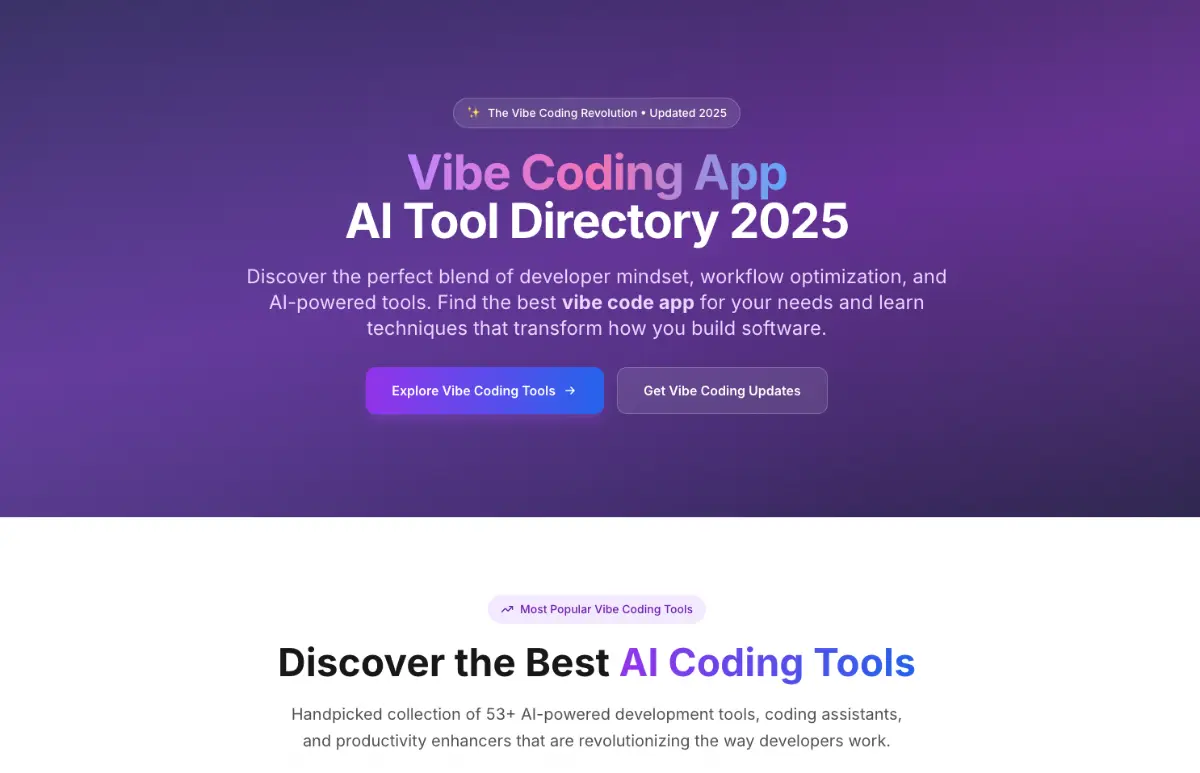 Vibe Coding App screenshot 1