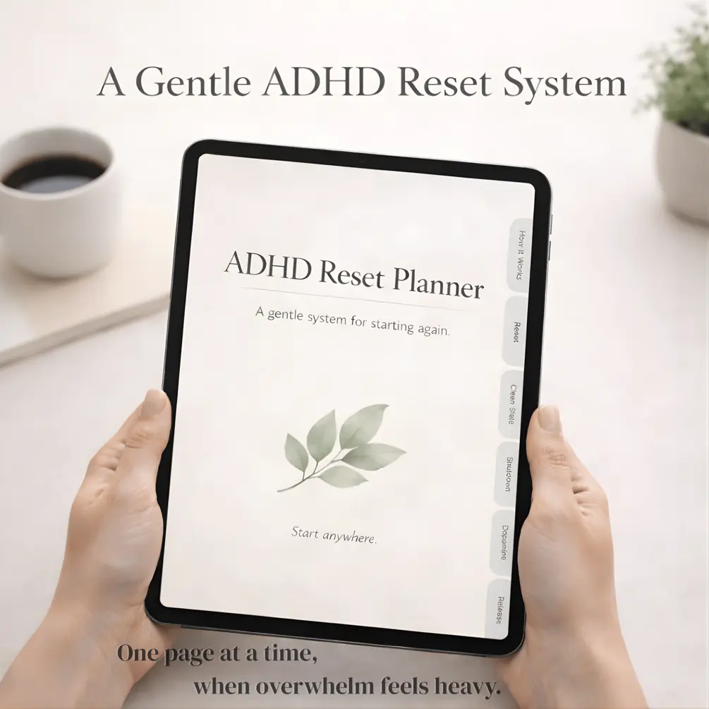 ADHD Reset Planner screenshot 1