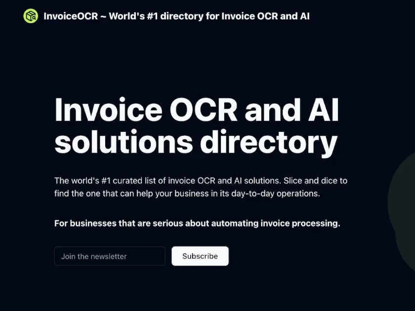 InvoiceOCR product image