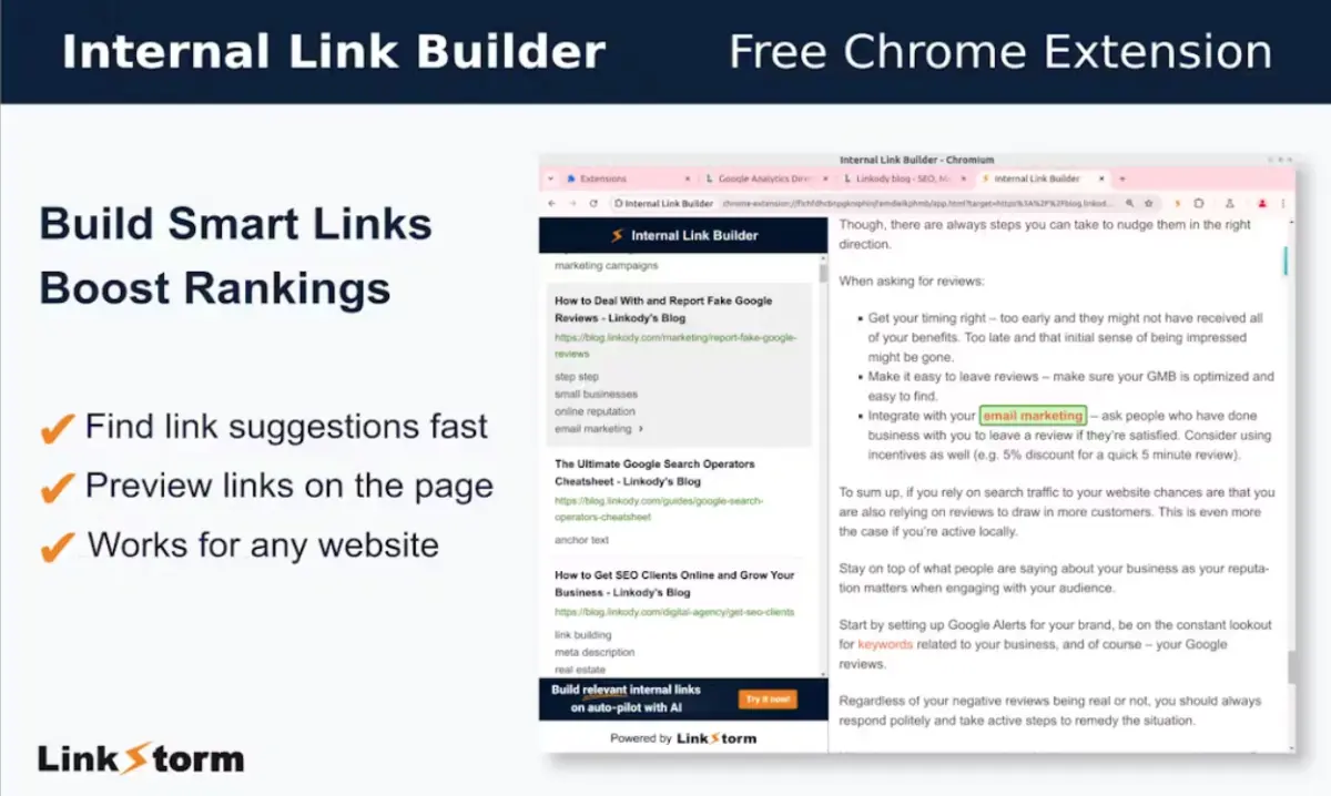 Internal Link Builder product image