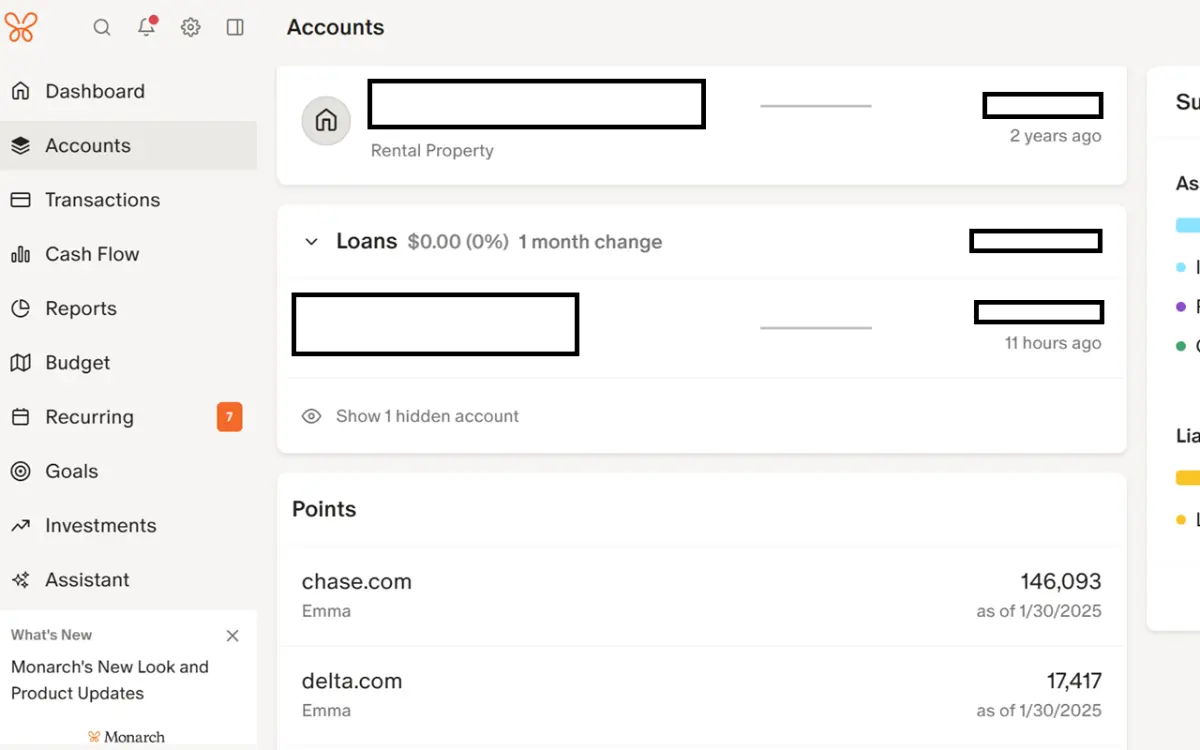 Track Points in Monarch Money product image