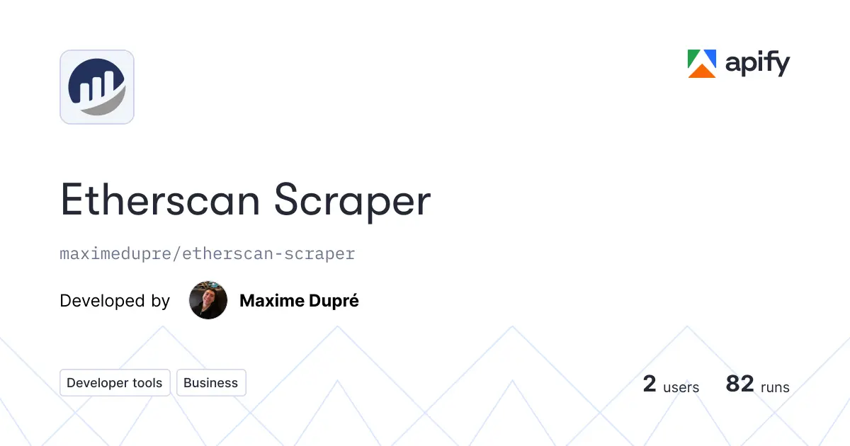 Etherscan Scraper product image