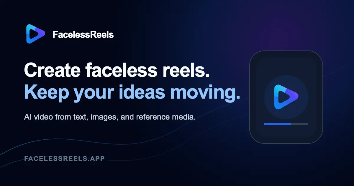 FacelessReels product image