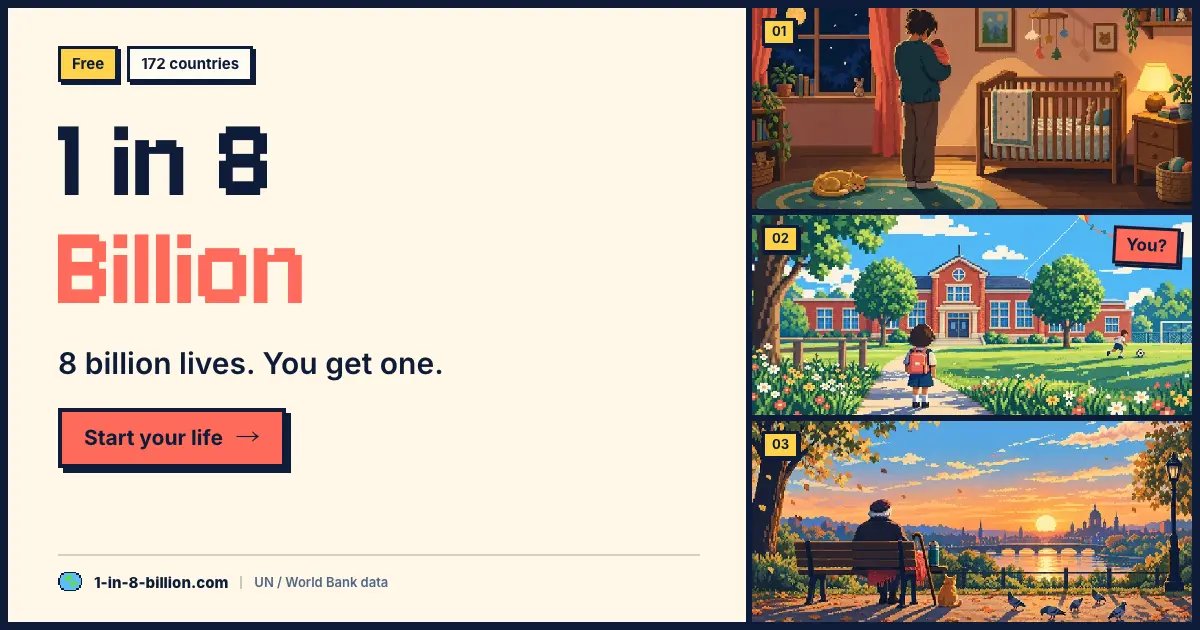1 in 8 Billion Game product image