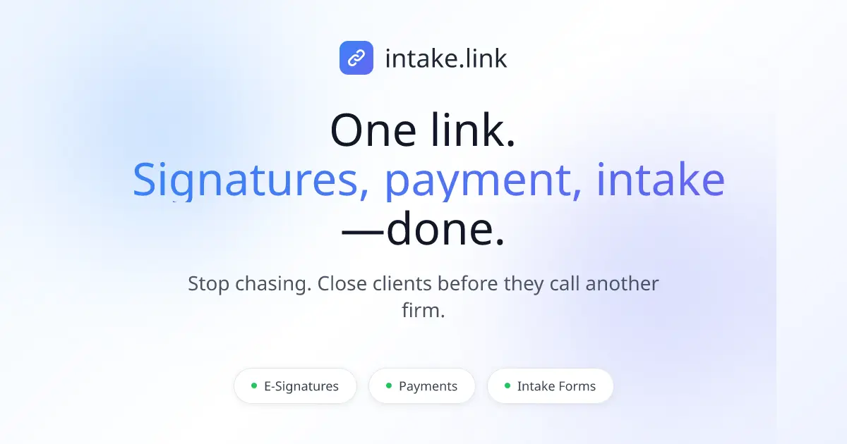 Intakelink product image